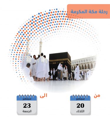 رحلة الى مكة المكرمة (20-9 الى 23-9)